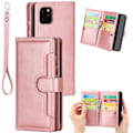 Miniatyrbild 8 av 8: iPhone 14 Pro Max Plånboksfodral Äkta Läder Flip - Rosa Guld