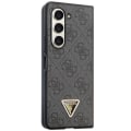 Miniatyrbild 5 av 7: Guess Galaxy Z Fold 5 Mobilskal Läder 4G Diamond Triangle Svart