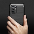 Miniatyrbillede 7 af 7: Carbon TPU Mobilcover til Xiaomi Mi 11i / Poco F3 - Sort Black