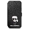 Miniatyrbild 2 av 2: Karl Lagerfeld Plånboksfodral iPhone 12 Mini - Svart Svart
