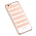 Miniatyrbild 2 av 4: Comma baksideskal till iPhone 6 Randig Guld Gul