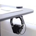 Miniatyrbild 4 av 7: Desire2 Hållare för Hörlur/Headset Svart Monterat på skrivbordsskiva Svart