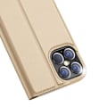 Miniatyrbild 3 av 7: Dux Ducis PU Läder Plånboksfodral iPhone 12 Pro Max - Gold