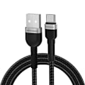Miniatyrbild 1 av 11: Wozinsky USB-C till USB-A kabel 2.4A 2m - Svart