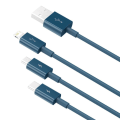 Pikkukuva 3 / 6: Baseus Superior Lightning - mikro-USB - USB-C-kaapeli 1,5 m - sininen Blue