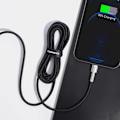 Miniatyrbild 9 av 11: Baseus USB-A till Lightning kabel Cafule Series 2.4A 1m Svart