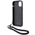 Miniatyrbild 6 av 7: BMW iPhone 15/14 Plus Mobilskal Signature Läder Wordmark Cord Svart