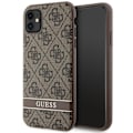 Miniatyrbild 1 av 7: Guess iPhone 11/XR Mobilskal Stripe - Brun