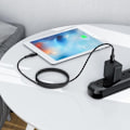 Miniatyrbild 4 av 5: Acefast MFI USB USB-C till Lightning kabel 30W 1.8m - Svart Svart