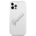 Miniatyrbillede 3 af 8: Guess Vintage Script Silver Skal iPhone 12 Pro Max - Transparent Silver