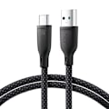 Miniatyrbild 1 av 9: Joyroom USB-C till USB-A kabel 100W 1m Multi-Color - Svart Svart