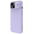Miniatyrbild 3 av 11: Nillkin iPhone 14 Plus Skal Magsafe CamShield Silicone - Lila