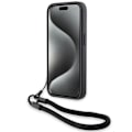 Miniatyrbild 4 av 7: BMW iPhone 15 Pro Max Mobilskal Signature Läder Wordmark Cord Svart