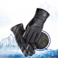 Miniatyrbild 5 av 6: Insulated Mobil Touchvantar/Handskar i PU-läder För Herr (M/L) - Svart Svart