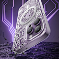 Miniatyrbild 4 av 11: Kingxbar iPhone 14 Plus Skal Magsafe PQY Geek - Guld