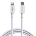 Miniatyrbild 1 av 3: SiGN USB-C till Lightning-1m, MFi, 2.4A, 20W - Vit