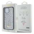 Miniatyrbild 8 av 8: Guess iPhone 15 Mobilskal Sequin Script Metal - Silver