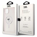 Miniatyrbild 5 av 11: KARL LAGERFELD iPhone 15 Plus Mobilskal Magsafe IML Choupette - Rosa