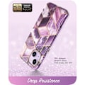 Miniatyrbild 5 av 7: SupCase iPhone 14 Plus Skal Cosmo - Marmor Lila