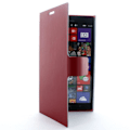 Pikkukuva 1 / 3: Doormoon aito nahkakotelo Nokia Lumia 1520 -puhelimelle (punainen) Red