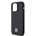 Miniatyrbild 6 av 8: DKNY iPhone 13 Pro/13 Mobilskal Magsafe Läder Pattern Metal Logo Svart