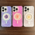 Miniatyrbild 5 av 5: BOOM iPhone 12/12 Pro Mobilskal Magsafe Drop-Proof - Lila Flower