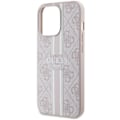 Miniatyrbild 6 av 8: Guess iPhone 13 Pro Max Mobilskal MagSafe Printed Stripes - Rosa