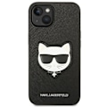 Miniatyrbild 2 av 6: Karl Lagerfeld iPhone 14 Plus Skal Saffiano Choupette Head Patch - Svart Svart