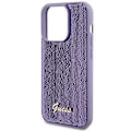 Miniatyrbild 6 av 8: Guess iPhone 15 Pro Mobilskal Sequin Script Metal - Lila