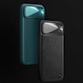 Miniatyrbild 8 av 11: Nillkin iPhone 14 Skal CamShield Läder S - Grön