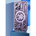 Miniatyrbild 9 av 10: iPhone 14 Mobilskal Magsafe Mechanical - Lila