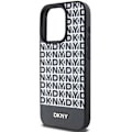 Miniatyrbild 6 av 8: DKNY iPhone 15 Pro Mobilskal Magsafe Läder Printed Pattern Svart