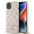Miniatyrbild 1 av 8: DKNY iPhone 15/14 Plus Mobilskal Läder Checkered Mono Pattern