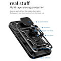 Miniatyrbild 7 av 9: iPhone 14 Plus Skal Kameraskydd Kickstand - Svart Svart