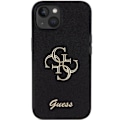 Miniatyrbild 3 av 8: Guess iPhone 15 Mobilskal Glitter Script Big - Svart Svart