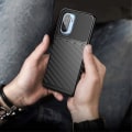 Miniatyrbillede 6 af 7: Thunder Twill Jazz Cover til Xiaomi Mi 11i / Poco F3 - Sort Black