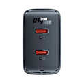 Miniatyrbild 4 av 7: Acefast GaN Snabbladdare 2x USB C 35W PD - Svart Svart