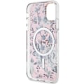 Miniatyrbild 7 av 8: Guess iPhone 11/XR Mobilskal Magsafe Flower - Rosa