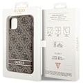 Miniatyrbild 7 av 7: Guess iPhone 11/XR Mobilskal Stripe - Brun