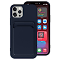 Miniatyrbild 1 av 10: iPhone 15 Pro Max Mobilskal Korthållare Silikon - Blå