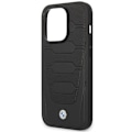 Miniatyrbild 9 av 11: BMW iPhone 14 Pro Max Mobilskal Magsafe Läder Seats Pattern Svart
