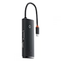 Miniatyrbild 3 av 11: Baseus Lite Series 6-Port HUB Adapter USB-C - Svart Svart
