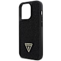 Miniatyrbild 6 av 8: Guess iPhone 14 Pro Max Mobilskal Rhinestone Triangle - Svart Svart
