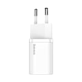 Miniatyrbild 2 av 6: Baseus Super Si 1C Väggladdare USB-C 30 W - Vit Vit