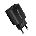 Miniatyrbild 3 av 10: Wozinsky USB-A USB-C 20W Väggladdare - Svart