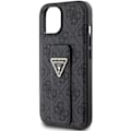 Miniatyrbild 6 av 8: Guess iPhone 15 Mobilskal Grip Stand Triangle Strass - Svart Svart
