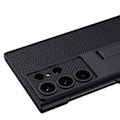 Miniatyrbild 7 av 8: GKK Galaxy S23 Ultra Mobilskal Kickstand PU-Läder - Carbon Svart