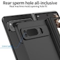 Miniatyrbild 5 av 9: GKK Google Pixel Fold Mobilskal Kickstand Hård PC - Silver