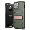 Pikkukuva 2 / 10: VRS DESIGN Damda QuickStand Skal iPhone 12 Pro Max - Grön Bronze