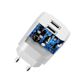 Pikkukuva 10 / 11: Dudao seinälaturi USB EU + Lightning kaapeli - valkoinen White